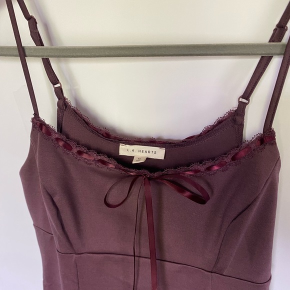 Purple Pascun mini fitted dress - Picture 2 of 3